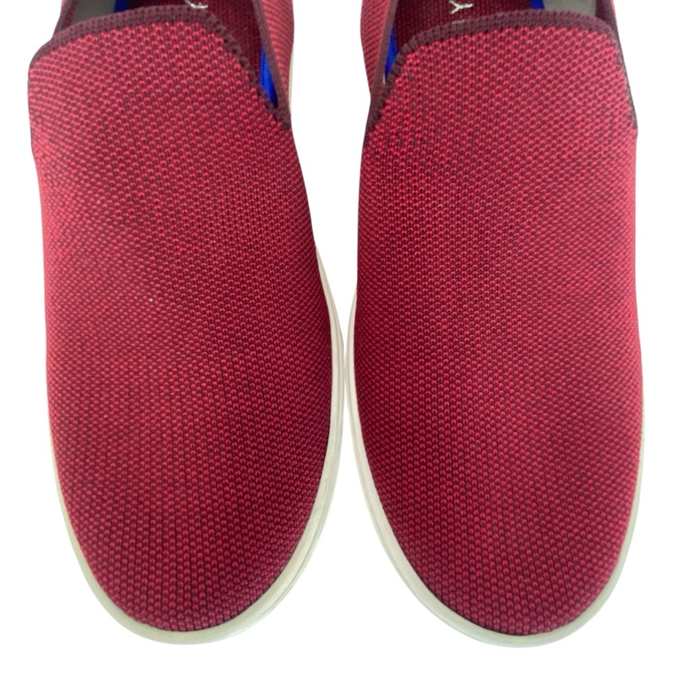 Rothy's The Sneaker Burgundy Red Slip Ons - Picture 3 of 16